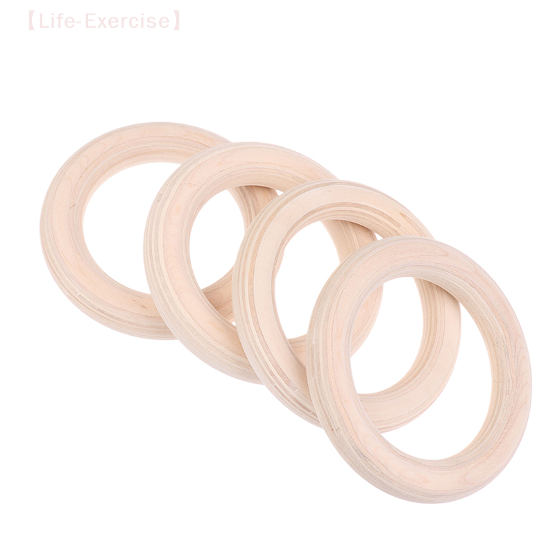 Gymnastic Ring Wood - 2 unids/pares anillo de madera portátil