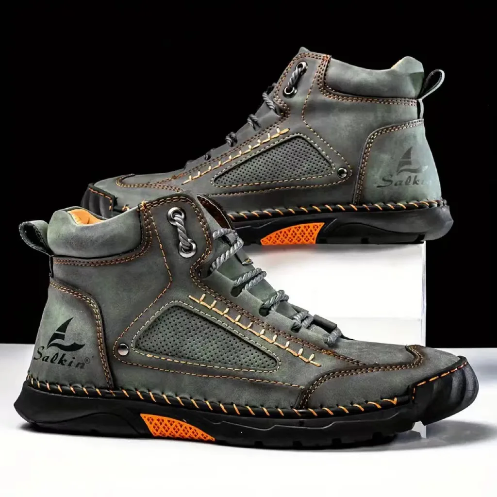 Crossfit Outdoor - Botas cosidas a mano para hombre,
