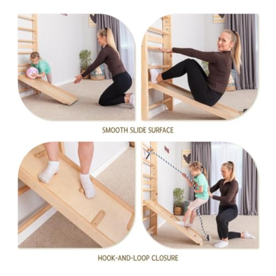 Escalera sueca de madera maciz - Gymnastic Ring Wood reseña y precio