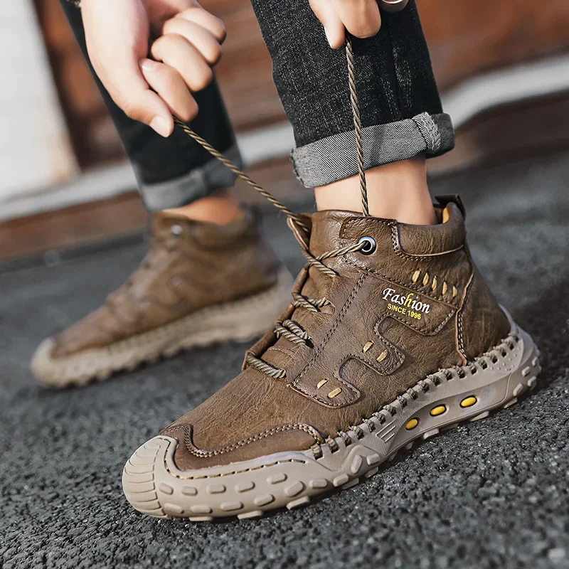 Botas de Hombre de Microfibra, - Crossfit Outdoor reseña y precio