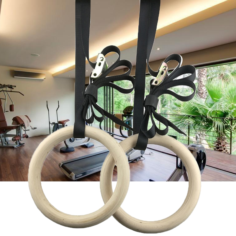 Anillos de gimnasia fitness co - Gymnastic Ring Wood reseña y precio