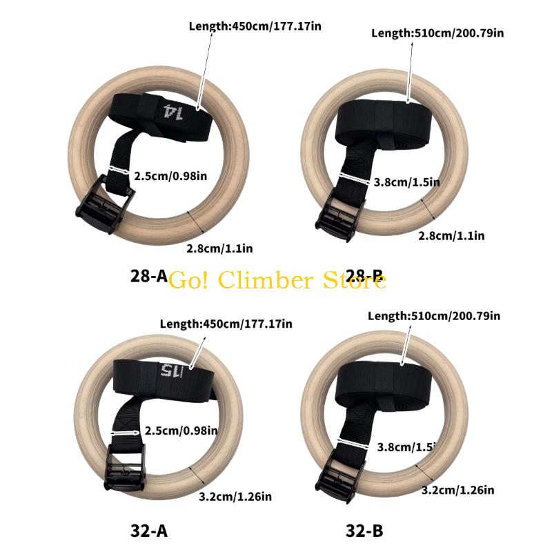 Anillos gimnasia madera ajusta - Gymnastic Ring Wood reseña y precio