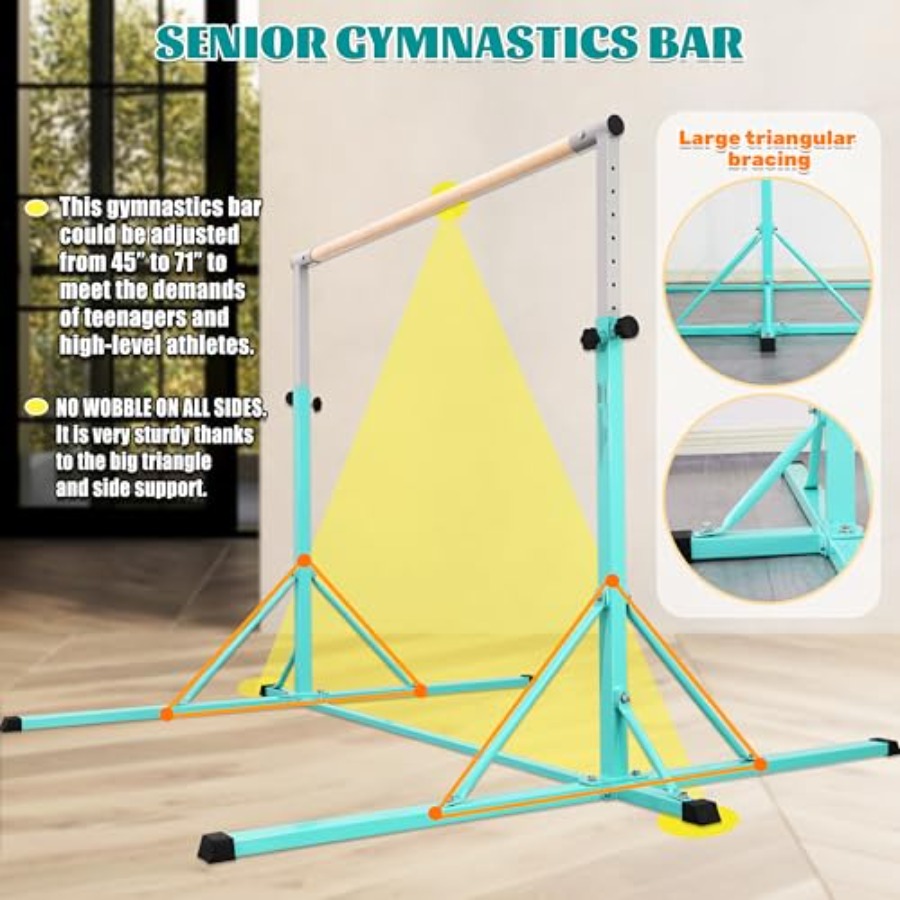 Barra de gimnasia para entrena - Gymnastic Ring Wood reseña y precio