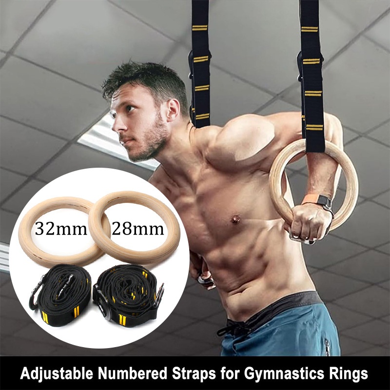 Anillas de Gimnasia de 28 mm y - Gymnastic Ring Wood reseña y precio