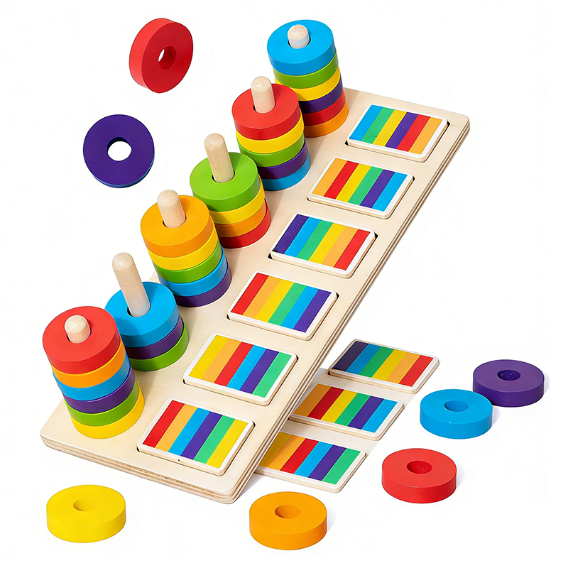 Juego de anillos de arcoíris d - Gymnastic Ring Wood reseña y precio