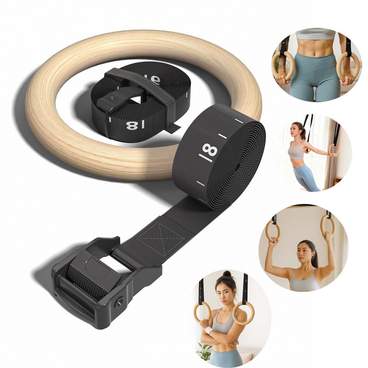Anillos de gimnasia de madera  - Gymnastic Ring Wood reseña y precio